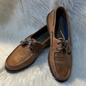 Sperry Men's Tan Leather Boat Shoes